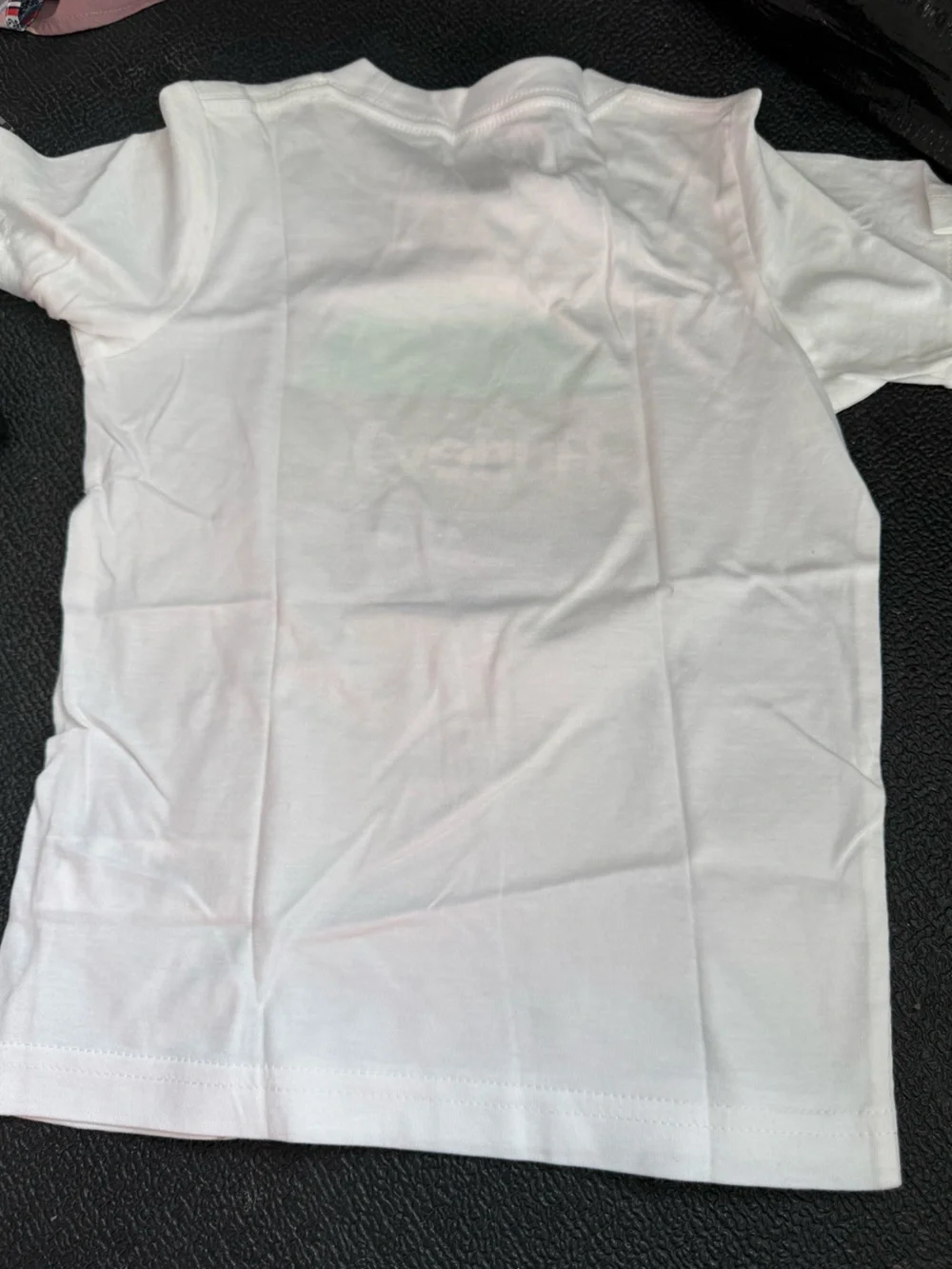 Hurley White T-Shirt with Teal and Blue Logo